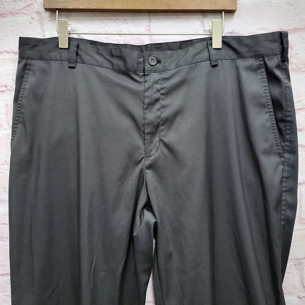 Nike Golf Black Dri Fit Chino Pants 38x30 Fits 40 Performance Athleisure Gorp - Picture 3 of 9